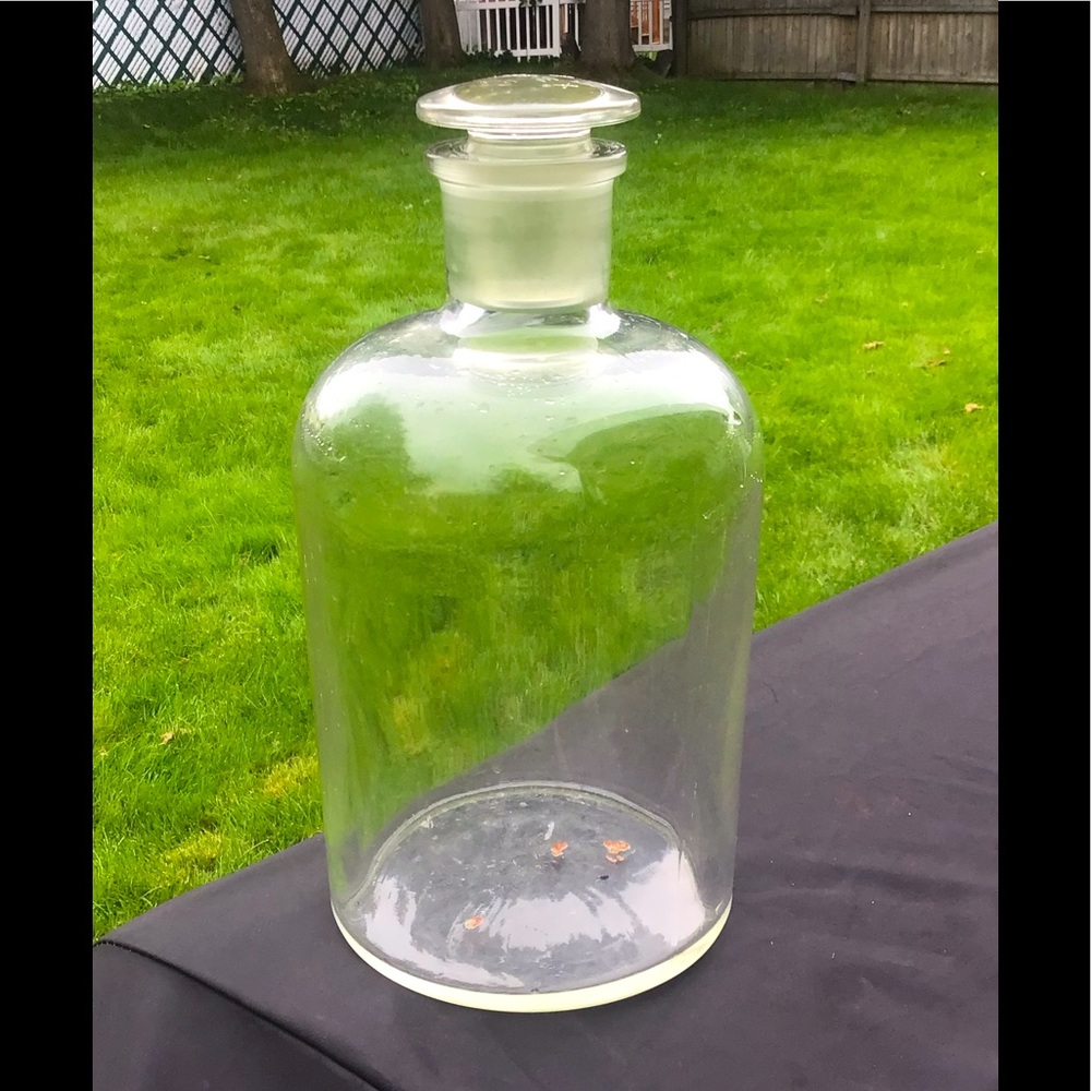Rare Vintage Pyrex 13in Medical Bottle